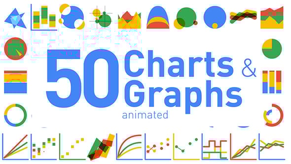 50 Animated Charts & Graphs, After Effects Project Files | VideoHive