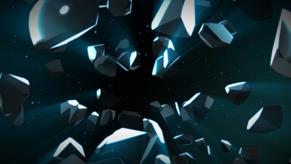 Space Rocks Loop Background, Motion Graphics | VideoHive