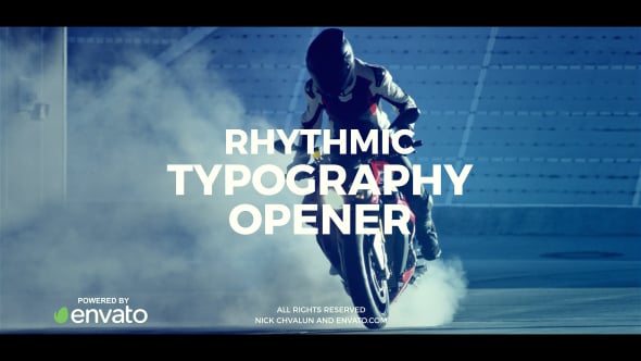 Rhythm Typography, After Effects Project Files | VideoHive