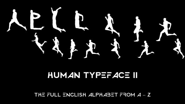 Human Typeface II, After Effects Project Files | VideoHive