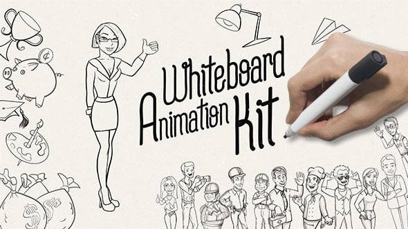 Whiteboard Animation Kit, After Effects Project Files | VideoHive