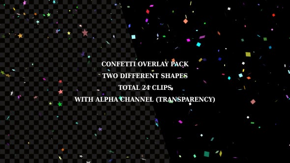 Confetti Overlay Pack, Motion Graphics | VideoHive