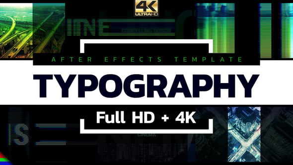 Typography, After Effects Project Files | VideoHive