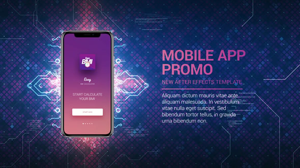 Technology App Promo, After Effects Project Files | VideoHive