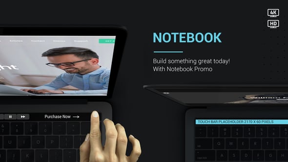 Notebook Website Promo v2, After Effects Project Files | VideoHive