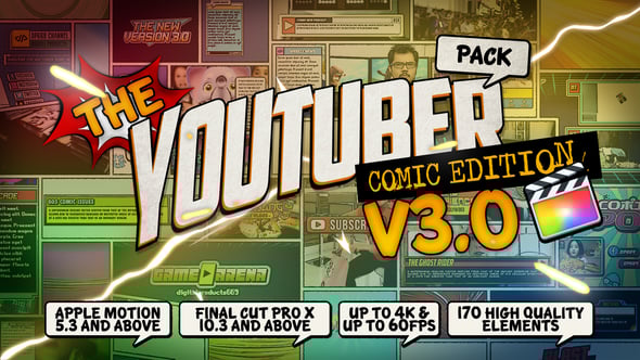 The YouTuber Pack - Comic Edition V3.0