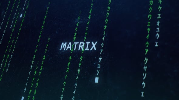 Matrix logo Reveal, After Effects Project Files | VideoHive