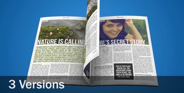 3D Magazine Animation, Cinema 4D Templates | VideoHive