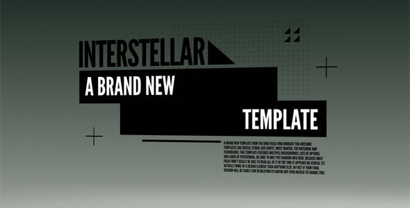 Interstellar, After Effects Project Files | VideoHive