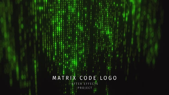 Matrix Code Logo, After Effects Project Files | VideoHive