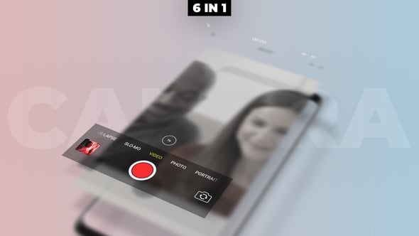 Camera Interface: iOS, Android, Custom, After Effects Project Files