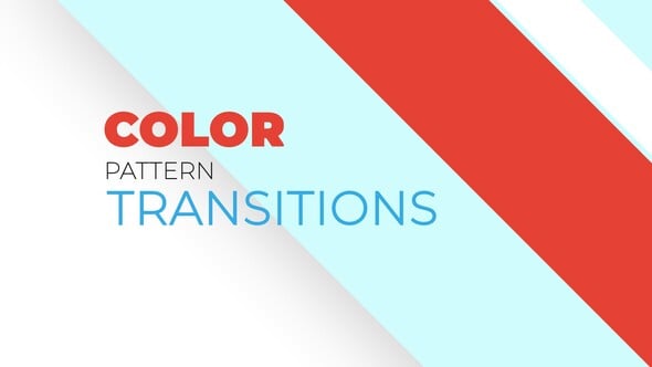 Color Pattern Transitions, After Effects Project Files | VideoHive