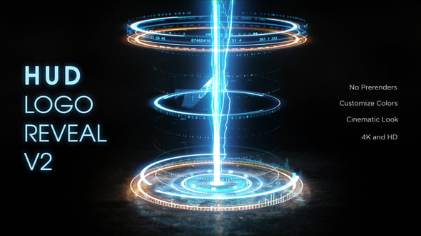 HUD Logo Reveal V2, After Effects Project Files | VideoHive