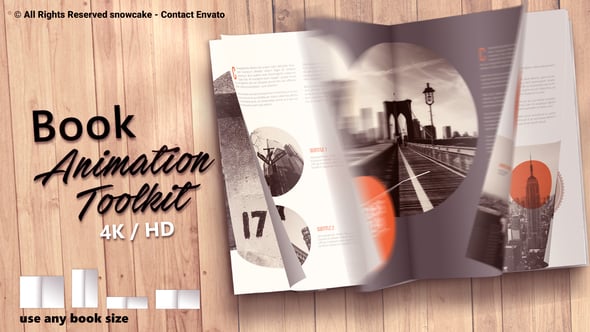 Book Animation Toolkit, After Effects Project Files | VideoHive