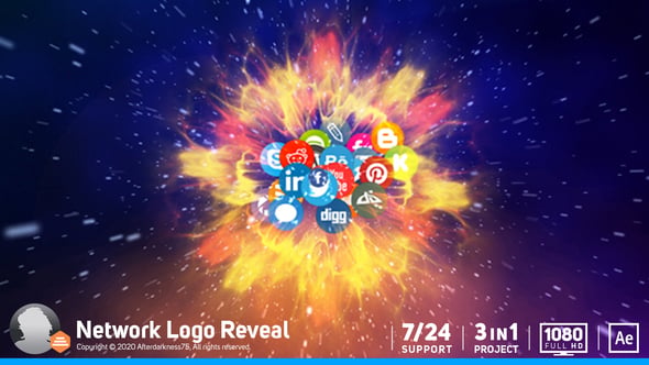 Network Logo Reveal, After Effects Project Files | VideoHive