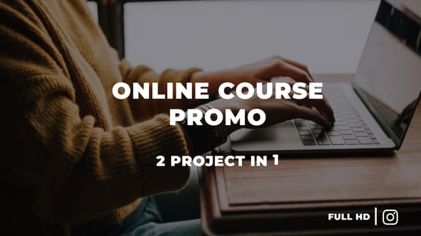 Online Course Promo, After Effects Project Files | VideoHive