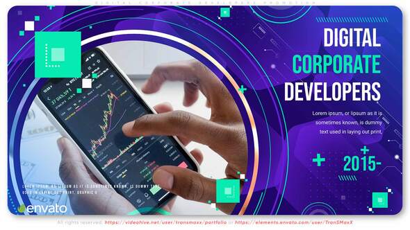 Digital Corporate Developers Promotion, After Effects Project Files
