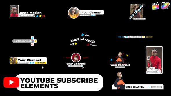 YouTube Subscribe Elements