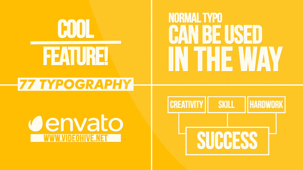 Typography 2, After Effects Project Files | VideoHive