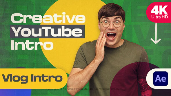 Creative YouTube Intro || Vlog Intro, After Effects Project Files ...
