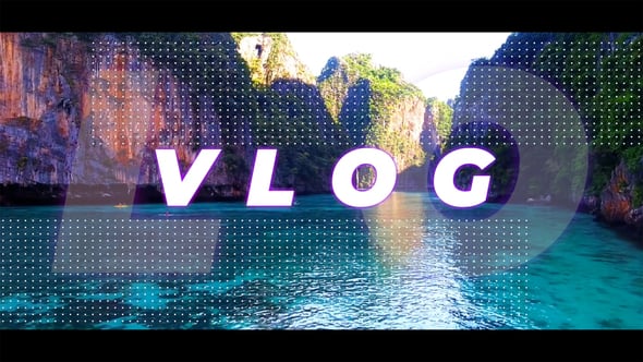 YouTube vlog intro