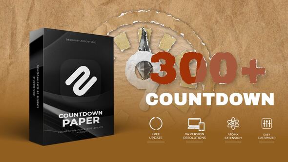 Countdown Paper, After Effects Project Files | VideoHive