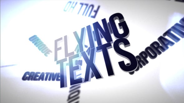 Flying Texts, Apple Motion Templates | VideoHive