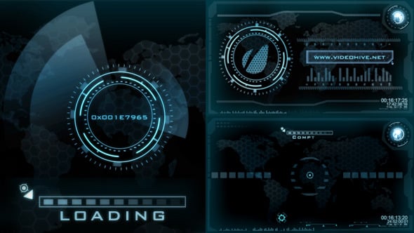 Hi-Tech Loading Screen & Logo Reveal , After Effects Project Files