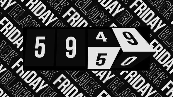 Countdown - Kinetic Cube Clock 1 Hour, After Effects Project Files