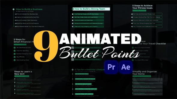 9 Bullet Points