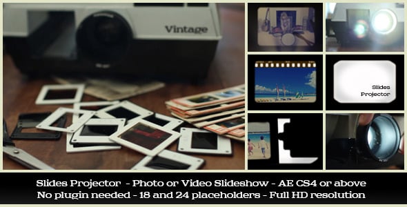 Slides Projector, After Effects Project Files | VideoHive