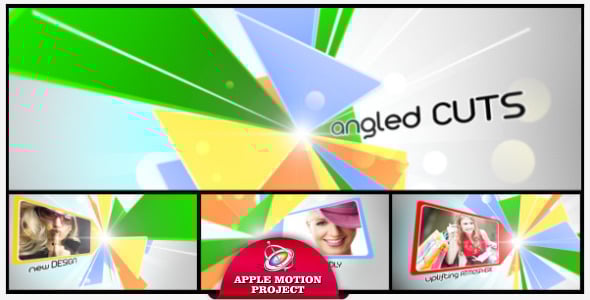 Apple Motion-Angled Cuts, Apple Motion Templates | VideoHive