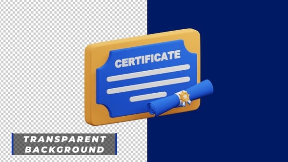 3D Certificate Animation, Motion Graphics | VideoHive